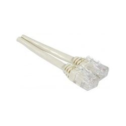 Câble ADSL2+ connectiques RJ11, 15 mètres