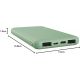 Powerbank Trust Primo Ultra Thin - 10000mAh, vert - 25029