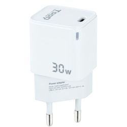 Chargeur TOOQ 30W - USB-C - blanc - TQWC-GANPD30WT