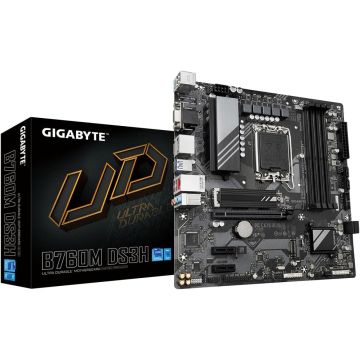 GIGABYTE B760M DS3H - DDR5 - mATX - LGA 1700 - 4xDDR4 - M.2 - LAN 2.5G
