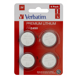 Pile lithium CR2450 3V, VERBATIM 49535