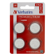 Pile lithium CR2450 3V, 560mAh - VERBATIM 49535