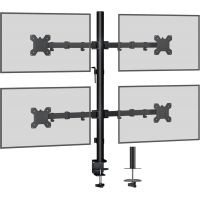 Support pour 4 moniteurs Vesa 75x75/100x100 - BONTEC MDM004