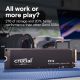 SSD 500Go NVMe CRUCIAL P310, M.2 2280 PCIe 4.0x4 (NVMe)