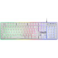 Clavier Mars Gaming MK220 RGB (Blanc - MK220WFR)