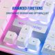 Clavier Mars Gaming MK220 RGB (Blanc - MK220WFR)