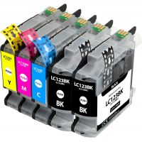 Pack de cartouches d'encre compatibles Brother LC123