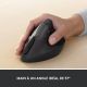 Logitech Lift for Business Souris verticale ergonomique sans fil bluetooth - 910-006494