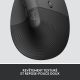 Logitech Lift for Business Souris verticale ergonomique sans fil bluetooth - 910-006494