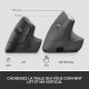Logitech Lift for Business Souris verticale ergonomique sans fil bluetooth - 910-006494