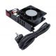 Ventilateur pour coffret - EKIVALAN Kit 1 ventilateur avec on/off fixation toit, cable 2 m, noir