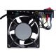 Ventilateur pour coffret - EKIVALAN Kit 1 ventilateur avec on/off fixation toit, cable 2 m, noir