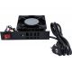 Ventilateur pour coffret - EKIVALAN Kit 1 ventilateur avec on/off fixation toit, cable 2 m, noir