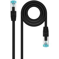 Câble réseau 2m ethernet RJ45 Cat 7 Gigabit S/FTP, noir - NANOCABLE 10.20.1702-BK