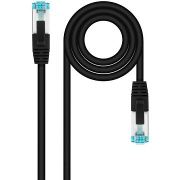 Câble réseau 2m ethernet RJ45 Cat 7 Gigabit S/FTP, noir - NANOCABLE 10.20.1702-BK