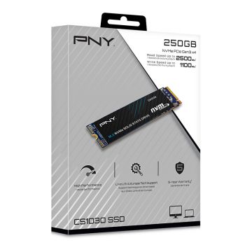 SSD 250Go NVMe PNY CS1030 - M280CS1030-250-RB