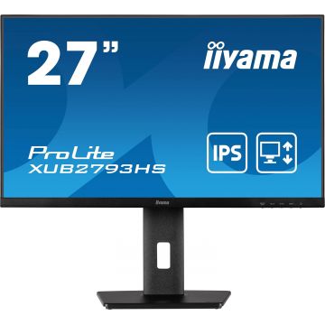 Moniteur 27" iiYama XUB2793HS-B7, 1ms, IPS, 100Hz, HDMI/DP