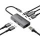 Hub USB-C RIXUS RXHU07 - USB-C / HDMI / USB3 / RJ45