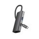 Hub USB-C RIXUS RXHU07 - USB-C / HDMI / USB3 / RJ45