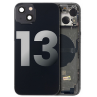 Chassis arrière avec petit composant pré installé pour iPhone 13 - Grade A - Noir