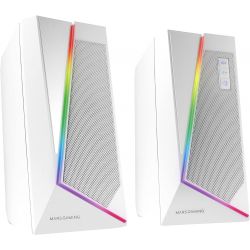 Mars Gaming MS7 RGB - jack et Bluetooth, rétro-éclairage LED, blanches