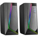 Mars Gaming MS7 RGB - jack et Bluetooth, rétro-éclairage LED, noires