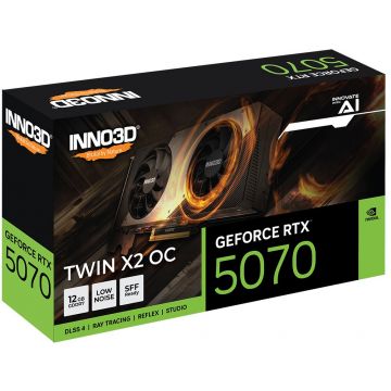 Inno3D RTX5070 TWIN X2 OC NVIDIA 12 GB GDDR7 - N50702-12D7X-195064N