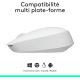 Souris LOGITECH M171 Wireless Mouse - blanche - 910-006867