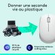 Souris LOGITECH M171 Wireless Mouse - blanche - 910-006867