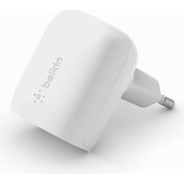 Chargeur BELKIN, 20W, blanc, USB-C - WCA006VFWH