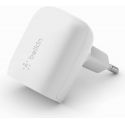 Chargeur BELKIN, 20W, blanc, USB-C - WCA006VFWH