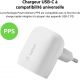 Chargeur BELKIN, 20W, blanc, USB-C - WCA006VFWH