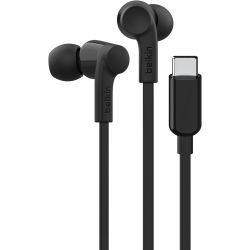 Oreillettes USB-C Belkin SoundForm, Noire - G3H0002HQBKV2