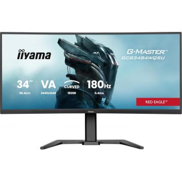 34" Iiyama G-Master Red Eagle GCB3484WQSU-B1 Ultra WQHD 0.4ms 180Hz