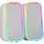 Enceintes bluetooth Mars Gaming MSOMW RGB - 20W - blanc