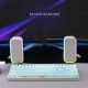 Enceintes bluetooth Mars Gaming MSOMW RGB - 20W - blanc
