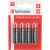 Piles LR06 AA, 1.5V, pack 4 - Verbatim 49921