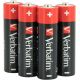 Piles LR06 AA, 1.5V, pack 4 - Verbatim 49921