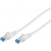 Cable réseau 2m ethernet RJ45 Cat6A S/FTP, Blanc - S-IMPULS 75712-W
