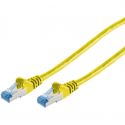 Cable réseau 5m ethernet RJ45 Cat 6A S/FTP Gigabit, Jaune - 75715-Y