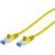 Cable réseau 5m ethernet RJ45 Cat 6A S/FTP Gigabit, Jaune - 75715-Y