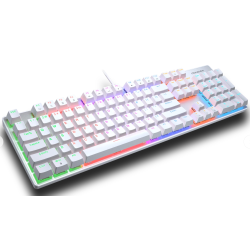 Clavier Cougar Ultimus Ex RGB, blanc, red switch