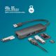 Hub USB-C 3.0 NGS iHub Reader - 3 ports USB-A + lecteur de cartes