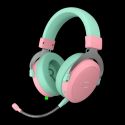 Caque Gamer sans fil Cooler Master CH351, rose vert