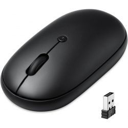 Souris Perixx PERIMICE-610, noire, 1000dpi, sans fil, récepteur nano USB