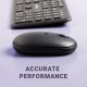 Souris Perixx PERIMICE-610, noire, 1000dpi, sans fil, récepteur nano USB