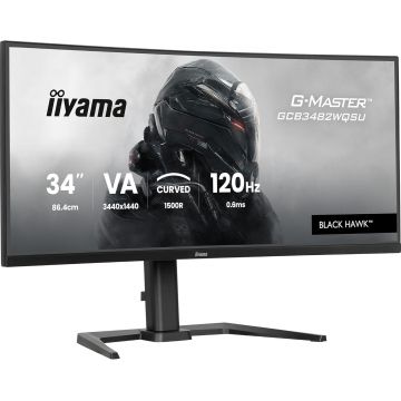 Moniteur 34" Iiyama G-Master Black Hawk GCB3482WQSU-B1 UWQHD, 0.6ms, 120Hz