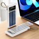 Powerbank 20 000mAh - solaire - CONNECT MC-BESB02 - blanc