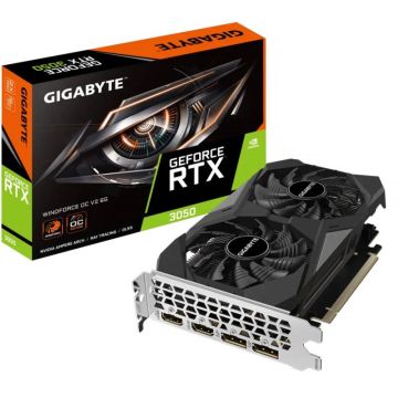 GIGABYTE GeForce RTX3050 WINDFORCE OC V2 6G 6Go GDDR6 - GV-N3050WF2OCV2-6G