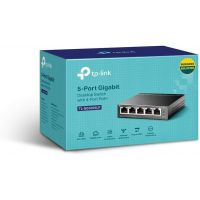 Switch TP-Link TL-SG10005LP, 5 ports 10/100/1000Mb RJ45 dont 4x PoE+ 40w
